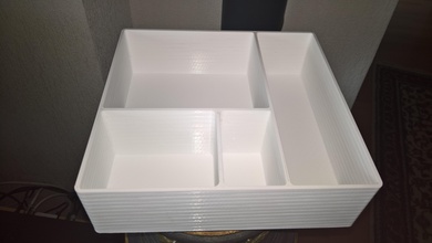 classification drawer pinshape kitchen tool 3d print model - Mito3D