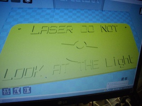 laser sinal pinshape logo3d 3d print model - Mito3D
