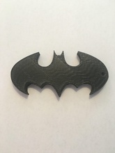 batman llavero pinshape logo3d logo símbolo 3d print model - Mito3D