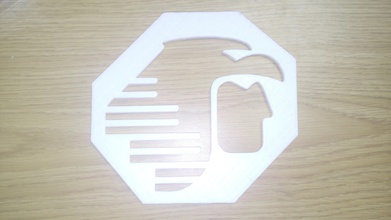 aeromexico logotipo pinshape molde 3d print model - Mito3D