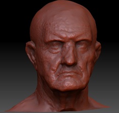 buste marbre l'homme pinshape Conception 3d 3d print model - Mito3D
