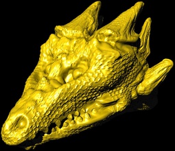 dragon ' Kopf pinshape 3d design 3d print model - Mito3D