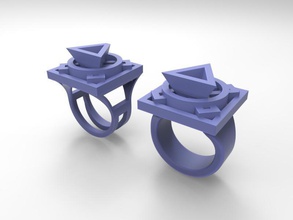 jogar mulher pinshape jóias design anel playstation4 playstation 1 homem pausa 3d print model - Mito3D