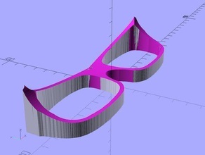 óculos grau pinshape 3d design 3d print model - Mito3D