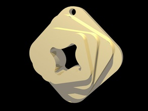 geometrik kolye pinshape madeinitaly geometri tasarım mücevher takı 3d baskı 3d print model - Mito3D