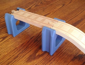 support pont thomas moteur réservoir type piste pinshape train track jouet 3d print model - Mito3D