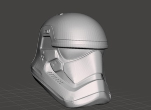 stormtrooper ep7 helmet wearable pinshape star-wars-episode-vii stormtrooper-ep7 3d print model - Mito3D