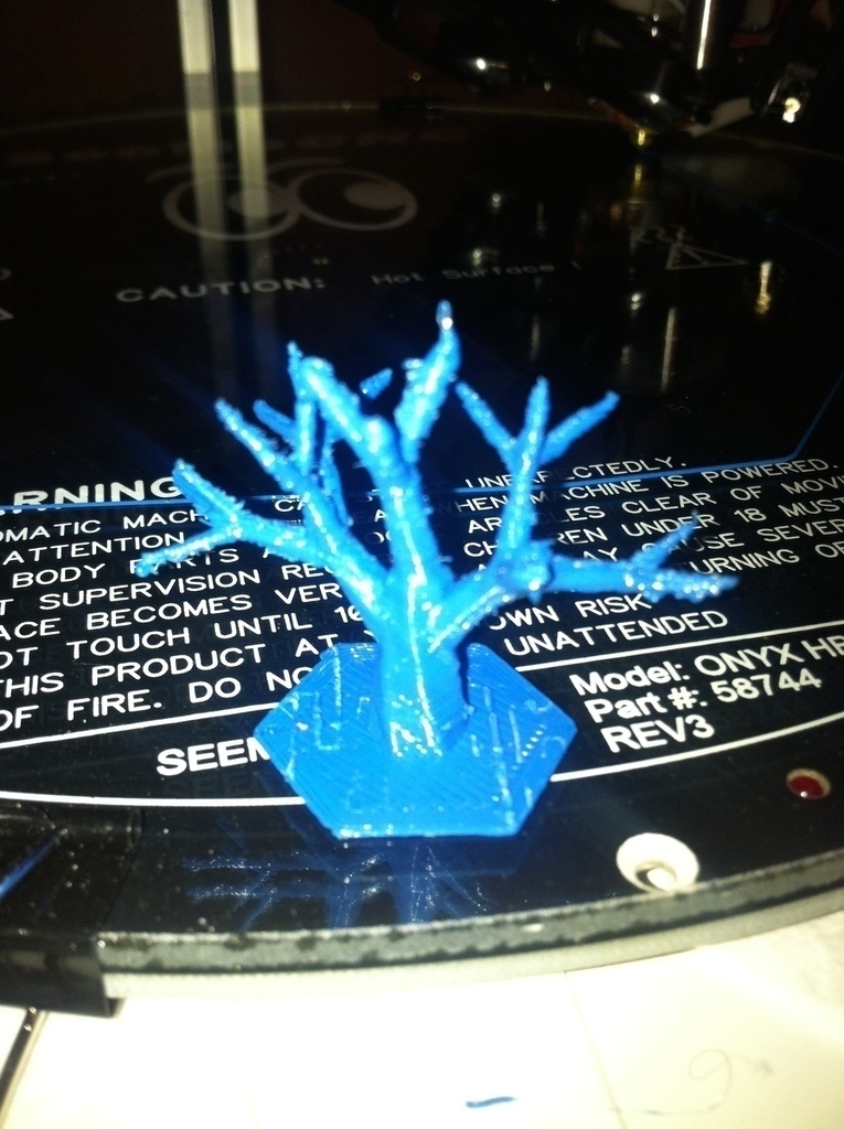 supportato generato albero pinshape disegno 3d 3D print model - Mito3D