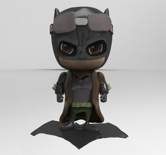 batman superman dawn justice bat braunes Fell pinshape batmanvssuperman design contest Spielzeug 3d print model - Mito3D