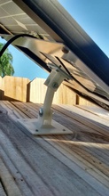 flexible solar panel stand pinshape 3d-design