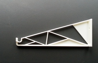 filament shelf bracket 17g weight 4 5 pinshape 3d-design 3d print model - Mito3D