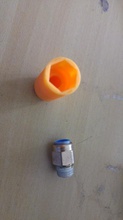small bowden adapter ptfe 6mm pinshape 3d-design 3d print model - Mito3D