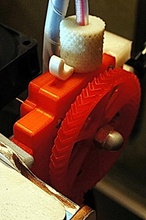 Fischgräten Getriebe h3 extruder Anpassung ultimaker pinshape 3d design 3d print model - Mito3D