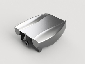 lastik bant yarış tekne pinshape desteklenmektedir 3d tasarım 3d print model - Mito3D