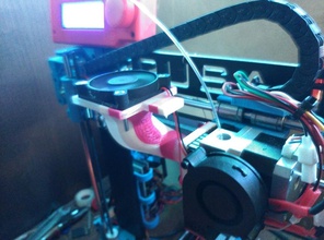 fan desteğini prusa i3 bq pinshape 3d tasarım 3d print model - Mito3D