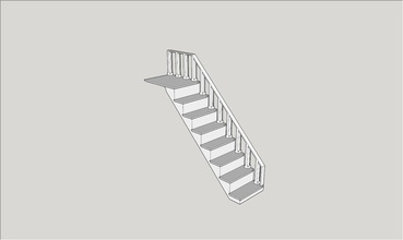 escaliers sylvanian famille maison pinshape l'escalier 3d print model - Mito3D