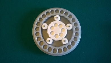 rotating gear holder vape clearomizers tanks pinshape 3d-design 3d print model - Mito3D