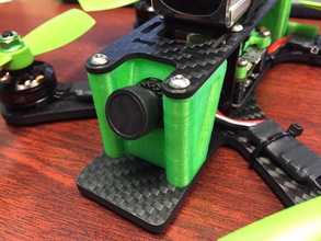 shendrones tweaker 20 fpv cam mount pinshape 3d-design 3d print model - Mito3D