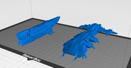 eve online caldari cacciatorpediniere pinshape disegno 3d 3d print model - Mito3D