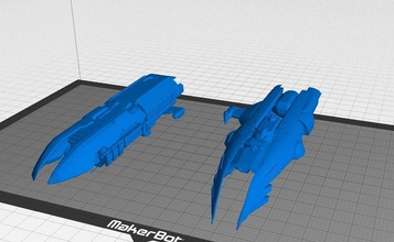 eve online amarr cacciatorpediniere pinshape disegno 3d 3d print model - Mito3D