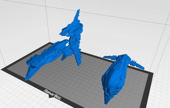 eve online çalışan battlecruiser pinshape ayarlayın 3d tasarım 3d print model - Mito3D