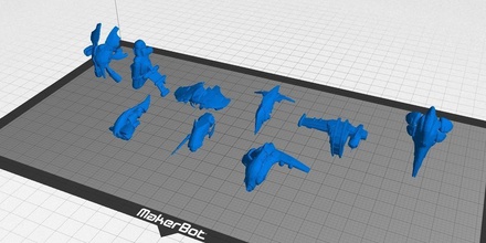 eve online çalışan fırkateyn toplama pinshape 3d tasarım 3d print model - Mito3D