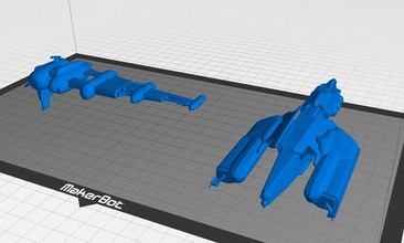 eve online gallente cacciatorpediniere pinshape disegno 3d 3d print model - Mito3D