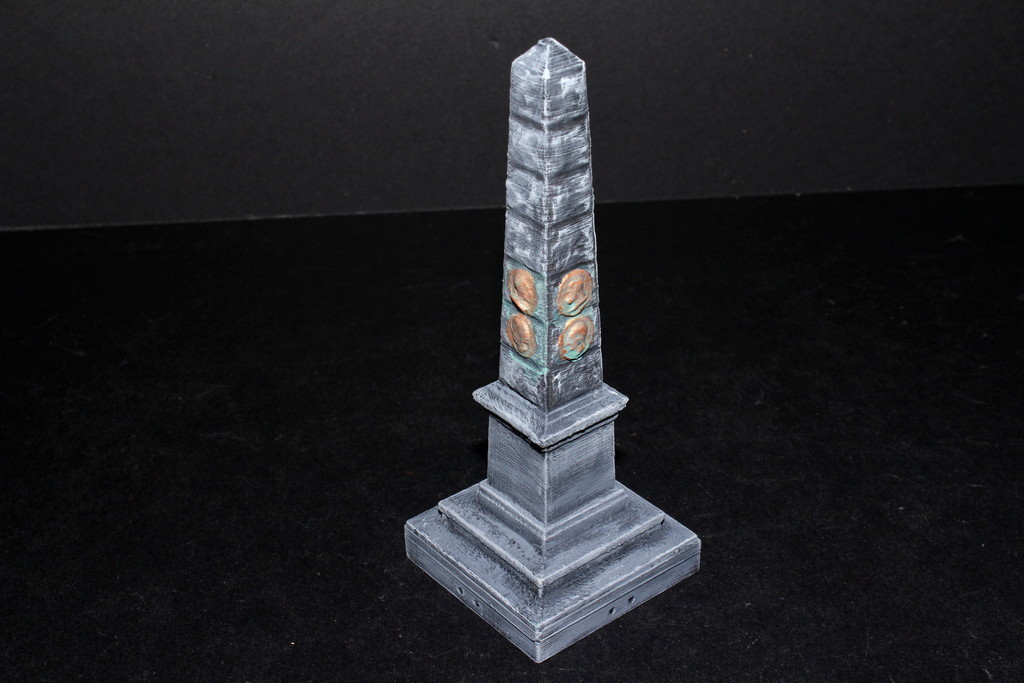 openforge 20 slottsm llan obelisco pinshape disegno 3d 3D print model - Mito3D