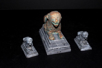 openforge 20 estatuas leones pinshape Diseño 3d 3d print model - Mito3D