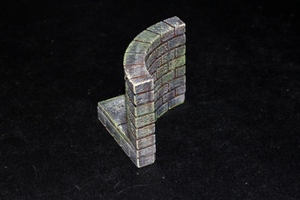 openforge 20 pierre taille incurvée concave étage pinshape Conception 3d 3d print model - Mito3D