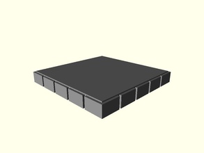 openforge 20 piedra corte base personalizador pinshape Diseño 3d 3d print model - Mito3D