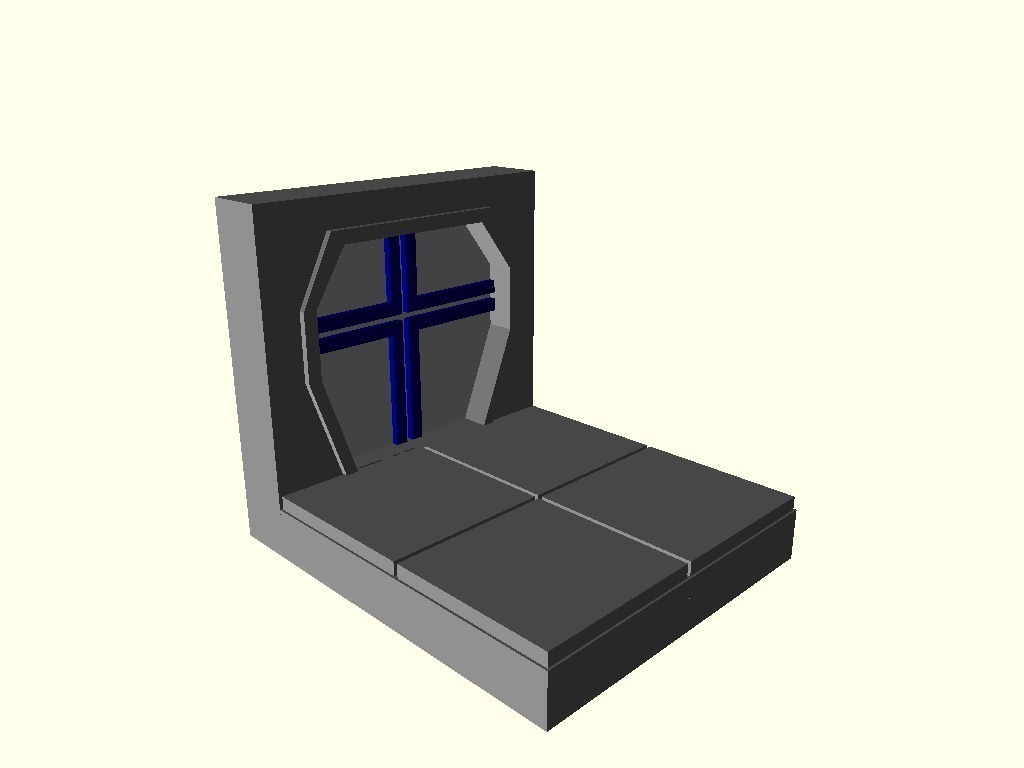 openforge suave sci fi gratuito porta pinshape 3d design 3D print model - Mito3D