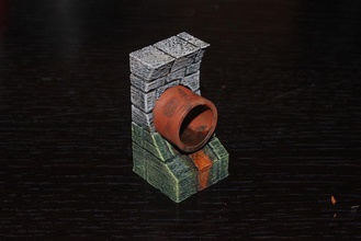 openforge sewer pipe wall pinshape 3d-design 3d print model - Mito3D