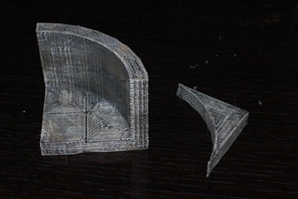 openforge glatte Kante gebogene Fliese pinshape 3d design 3d print model - Mito3D