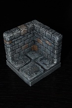 openforge stone dungeon corner pinshape 3d-design 3d print model - Mito3D