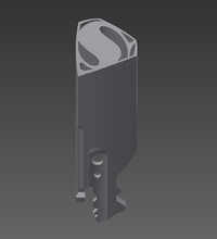 superman clé pinshape batman design concours l'acier l'homme super 3d print model - Mito3D
