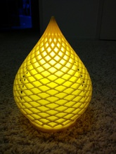 latticelamp3 pinshape led-lamp led-light 3d print model - Mito3D