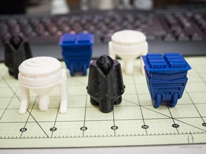 Roboter pinshape 3d design Geschenke Spielzeug Schreibtisch 3d print model - Mito3D