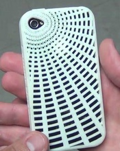 flexible iphone4 case pinshape 3d-design 3d print model - Mito3D