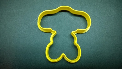 conejito cortador galleta pinshape cookie forma cutter 3d print model - Mito3D