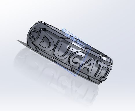 bague ducati pinshape Diseño 3d 3D print model - Mito3D