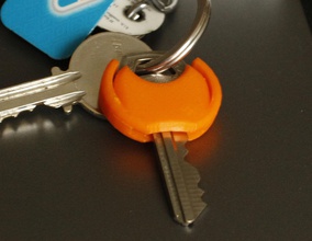 tactile key cover plain pinshape keychain covers keycover garage vehicle car 3d print model - Mito3D