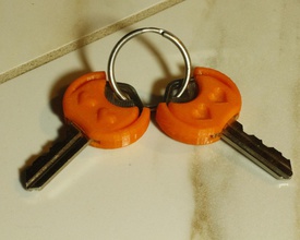 tactile key cover hearts pinshape keychain garage vehicle car 3d print model - Mito3D