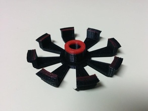 filamento insertar varilla 8mm 57 5 mm cola agujero migbot pinshape Diseño 3d 3d print model - Mito3D