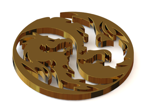ejderhalar pinshape ejderha logo 3d print model - Mito3D