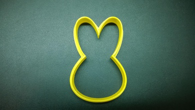 bunny cookie cutter pinshape 3d print model - Mito3D