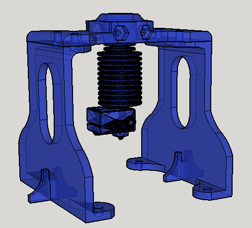 hotend stand pinshape 3D print model - Mito3D