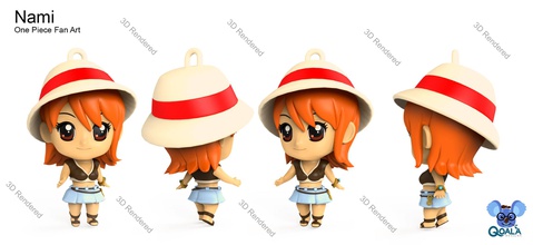 nami 52mm charm pinshape resin anime-figurine figurines-sculptures-aquatic-art-character-decor-design-figurine-fish-gift-human-humanoid-hybrid-mermaid-people-sculpture-sitting-statue-tale-thinking toys-and-games miniatures cellphone-charm cell-phone 3d print model - Mito3D