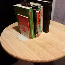 simple book pinshape shelves books 3d print model - Mito3D