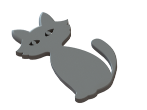 Katze pinshape logo logo3d Katzen cat 3d print model - Mito3D